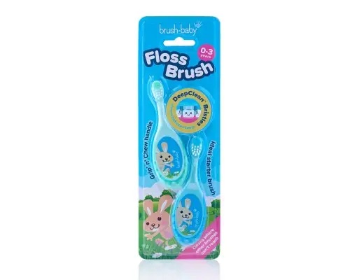 Дитяча зубна щітка FLOSSBRUSH (від 0 до 3 років)