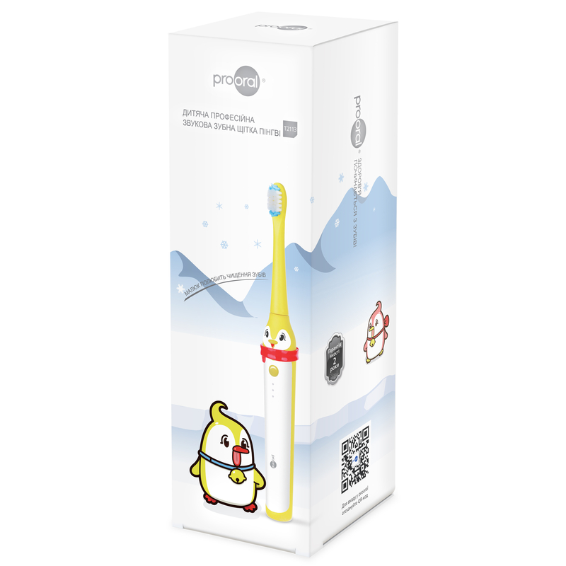 Дитяча професійна звукова щітка Пінгві
